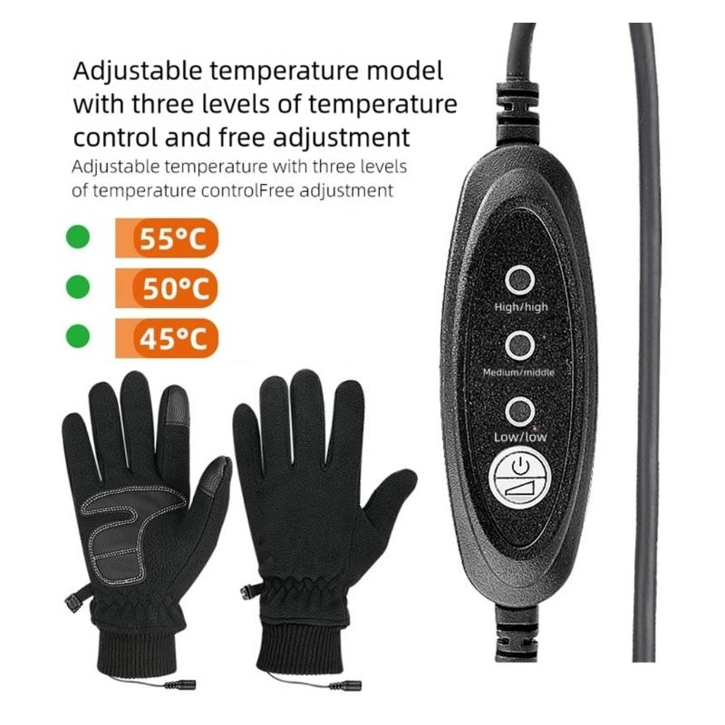 Snow Glove Insulated - Beheizte Winterhandschuhe Design wasserdichter Ski- und