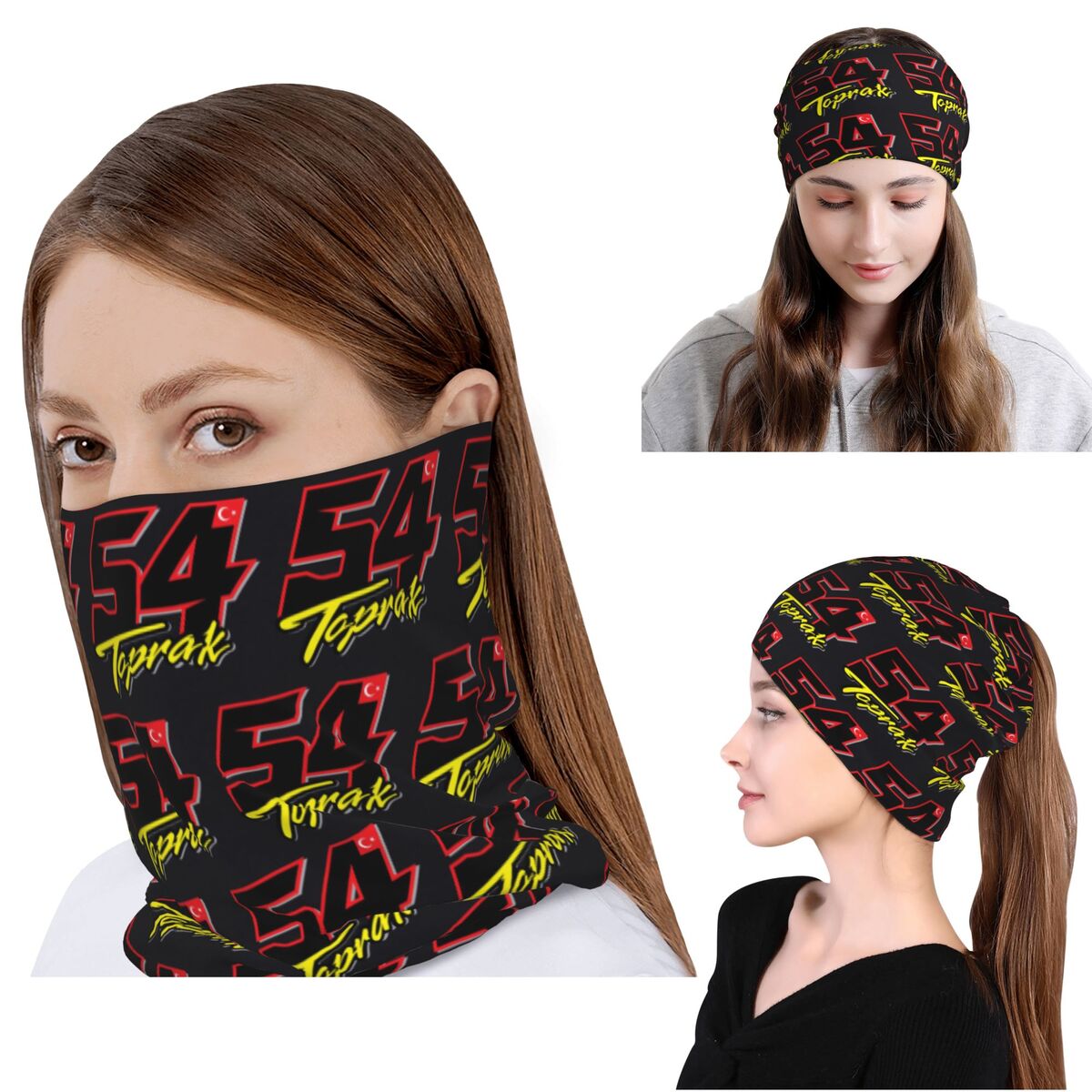 Knit Beanie Hat Warm - Toprak Razgatlioglu 54 Bandana-Halsmanschette, magischer Schal,
