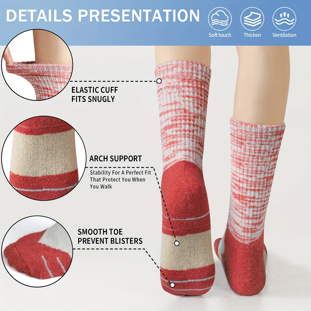 5 Paar Damen-Wintersocken aus  – Thermal Sock Wool Bewertung und Preis