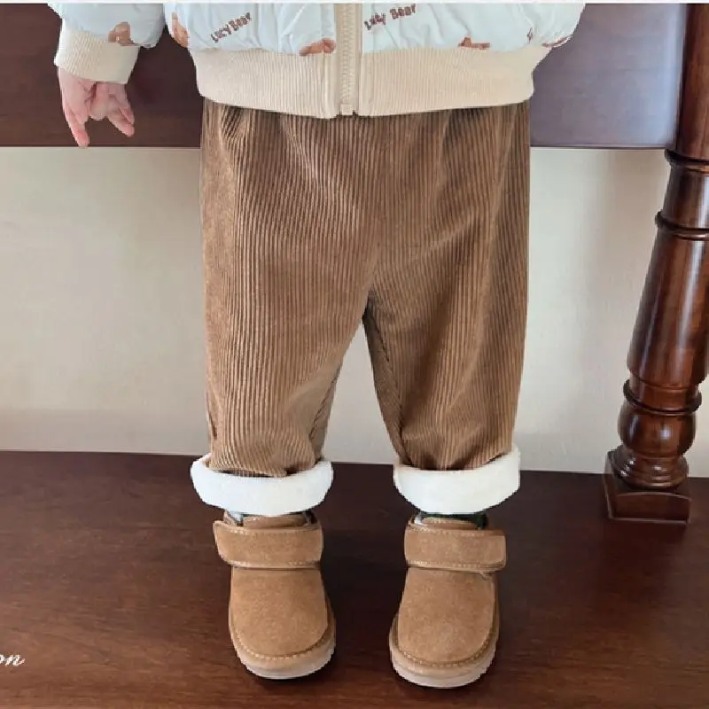 Herbst Winter Kinder Kleidung  – Corduroy Pant Warm Bewertung und Preis