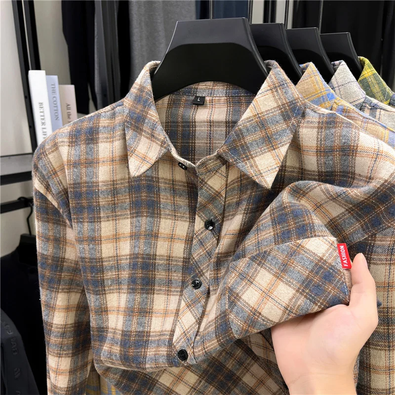 Herren Langarm Retro Karierte  – Flannel Shirt Lined Bewertung und Preis