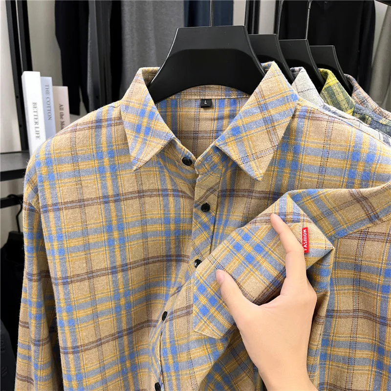 Herren Langarm Retro Karierte  – Flannel Shirt Lined Bewertung und Preis