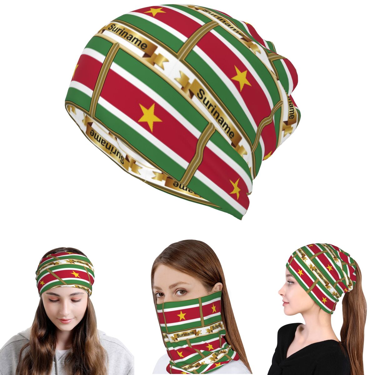 Suriname Flag Products (N) Ban – Knit Beanie Hat Warm Bewertung und Preis